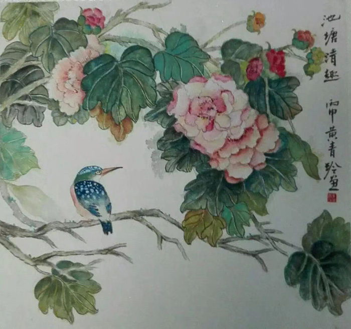 画家黄青玲作品,艺术家黄青玲最新作品